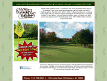 Tablet Screenshot of golfhiddenvalley.com